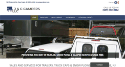 Desktop Screenshot of jandccampersnj.com